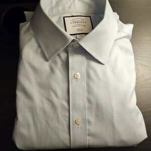 Charles Tyrwhitt Blue Dress Shirt Professional Quality